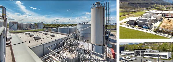 Neue Herausforderungen bei der Erzeugung von Biodiesel für Marktführer Münzer in Sinabelkirchen (rechts unten). Raffinerien in der Lobau (links), Gaishorn, Foto: MÜNZER