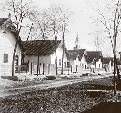 das Dorf Iklad um 1930