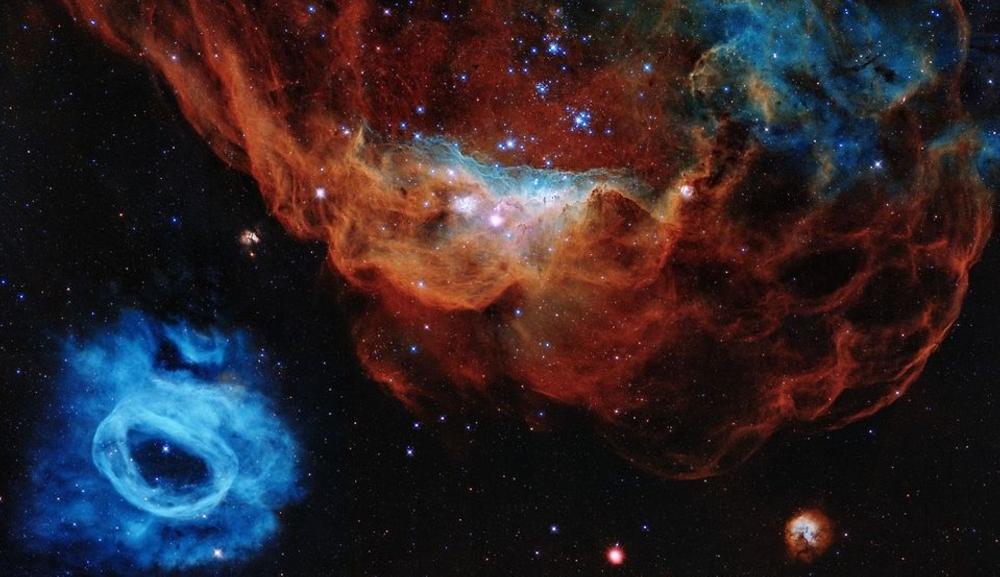 Nebel NGC 2j014 und NGC 2020