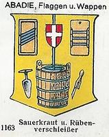 Wappen: Sauerkraut- und Rübenverschleißer