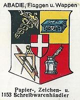 Wappen: Papier-, Zeichen-, Schreibwarenhändler