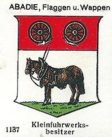 Wappen: Kleinfuhrwerksbesitzer
