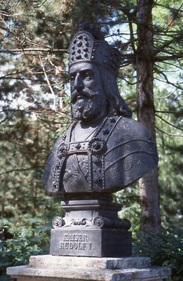 Rudolf I. mit der römisch-deutschen Kaiserkrone