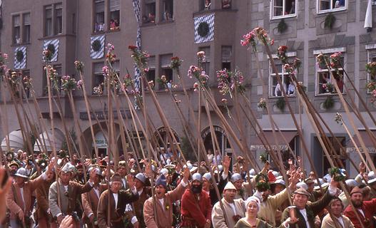 Söldner mit Ahlspießen