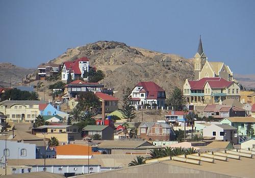 Städtchen Lüderitz in Namibia