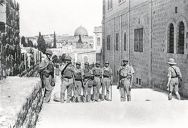 Soldaten in Jerusalem: Die Briten kontrollierten 1917 Palästina., Foto: © Israel Government Press Office, Jerusalem