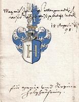Wappen Holzhauser Maria von Horn