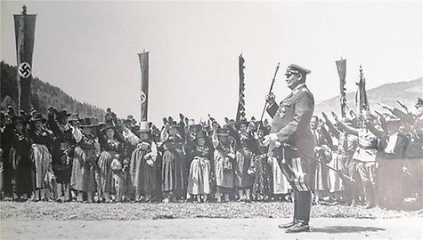Reichsmarschall Hermann Göring bei einem Auftritt 1938 in Kaprun
