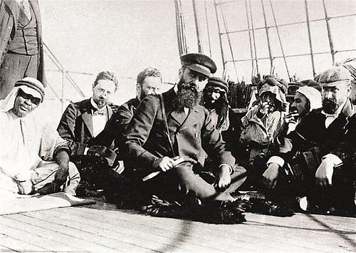 Theodor Herzl reist mit zionistischer Delegation nach Palästina