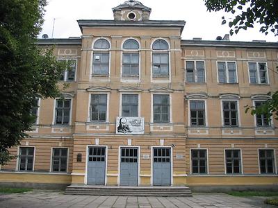 Das K.k. Kronprinz-Rudolf-Gymnasium in Brody, in dem Joseph Roth maturierte.