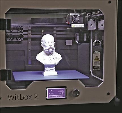Kaiserbüste aus dem 3D Drucker