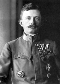 Kaiser Karl I. von Österreich-Ungarn in Felduniform eines Feldmarschalls