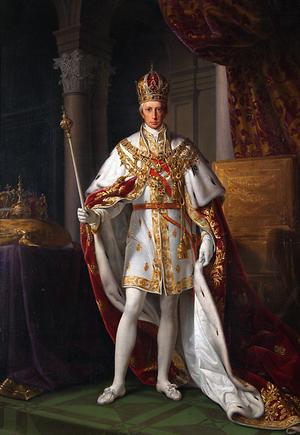 Kaiser Franz I. im Krönungsornat