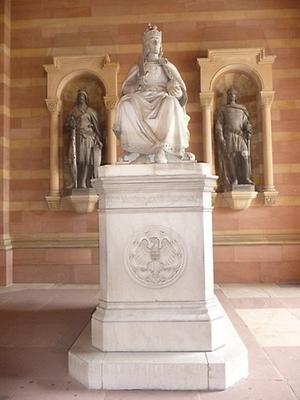 Das Rudolf-von-Habsburg-Denkmal im Dom zu Speyer