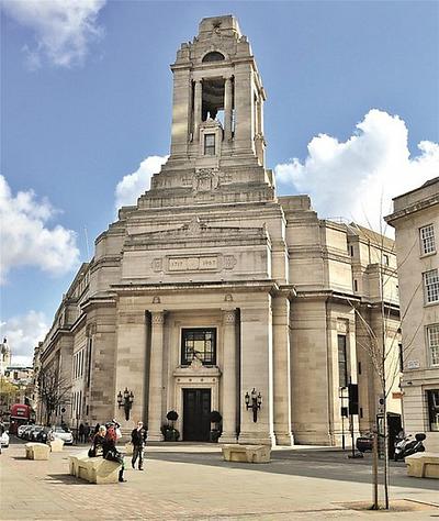 Der Sitz der Vereinigten Großloge Englands in London