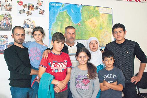 Familie Gharib aus dem belagerten Aleppo