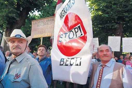 Proteste in Lettland