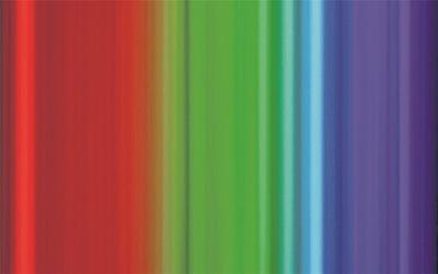 Beugungsgitter verwandelt weißes Licht in ein buntes Spektralband., © Foto: Pinter