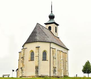 dem heiligen Wolfgang geweihte Kirche bei Hollenegg