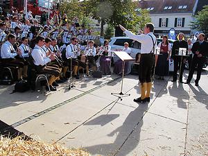 Die Stadtkapelle Gleisdorf demonstriert einen breiten kulturellen Horizont. – (Foto: Martin Krusche)