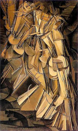 Das Bild “Nude Descending a Staircase, No. 2” (1912) von Marcel Duchamp war eines der Schockereignisse bei der New Yorker Armory Show von 1913 – (Foto: Public Domain)