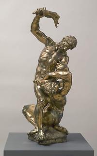 Ackerbauer Kain erschlägt den Hirten Abel, eine Bronzestatue aus dem Jahr 1622 von Adriaen de Fries – (Foto: Nationalgalerie Dänemark, Creative Commons)