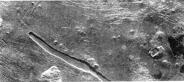 NASA Magellan Bild von der Oberfläche des Planeten Venus