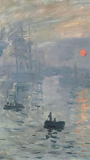 Monets Ikone: 'Impression - Sonnenaufgang' (1872, Detail)