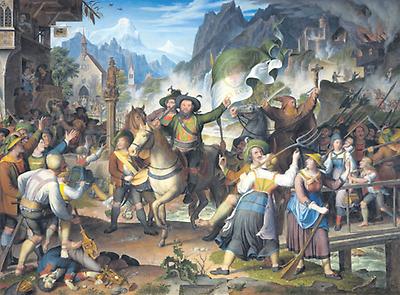 Der Tiroler Landsturm 1809.