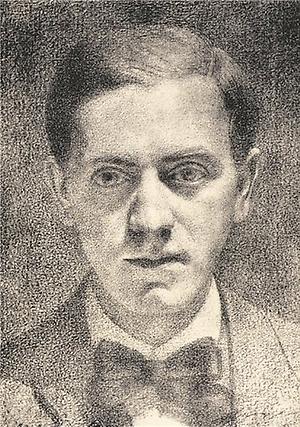 Alfred Grünewald, porträtiert im Jahr 1910.