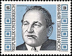 Briefmarke zum 100. Geburtstag von Friedell aus 1978