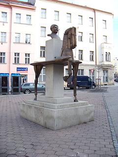 Auch in seiner Heimatstadt Prag wird an Jaroslav Hašek erinnert