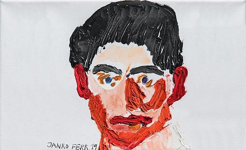 In unerschöpflicher Weise auslegbares Werk: Franz Kafka (Porträt, Öl, von Janko Ferk).