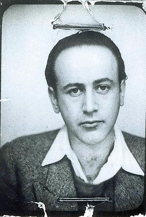 Paul Celan, 18-jährig, Passfoto, 1938