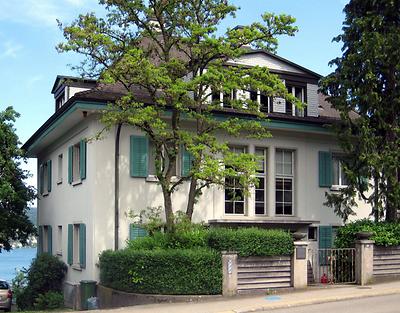 Letztes Domizil: das von den Manns 1954 gekaufte Haus in Kilchberg am Zürichsee.