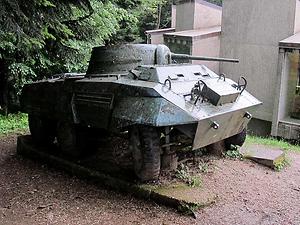 Der radpanzer M8 Greyhound. (Foto: Martin Krusche)