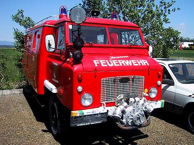 Feuerwehr-Landrover Forward Control. (Foto: Martin Krusche)