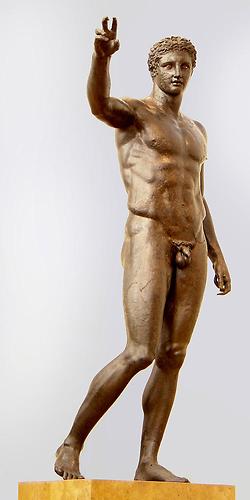 Paris oder Perseus in Bronze, Fund von Antikythera. (Foto: Ricardo André Frantz, GNU-Lizenz)