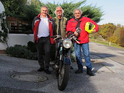 Von links: Ewald Ulrich, Winfried Lehmann und Martin Krusche – (Foto: Helmut Oberbichler)