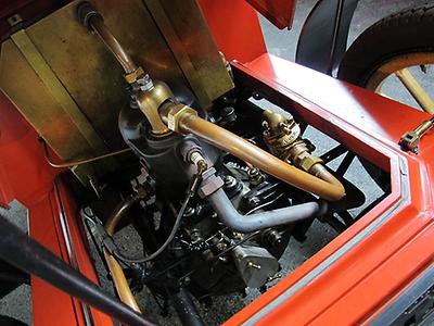 Der Einzylinder-Motor von De Dion - Foto: M. Krusche