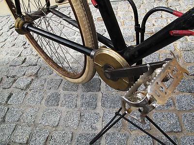 Das 1899er Albl Graziosa Chainless, ein kettenloses Fahrrad - Foto: M. Krusche