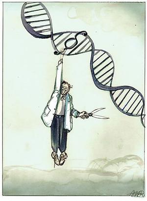 Karrikatur DNA
