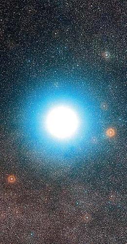 Proxima centauri system image
