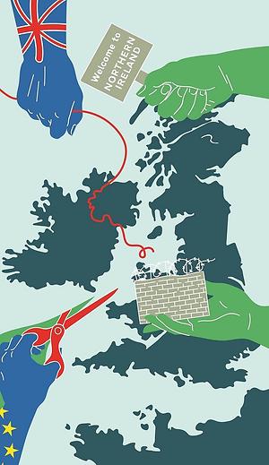 Illustration: Teilung Irlands