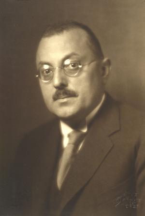 Robert Danneberg (1885-1942) im Jahr 1927.