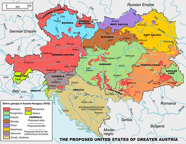 Ethnicities of Austria-Hungary, 1910