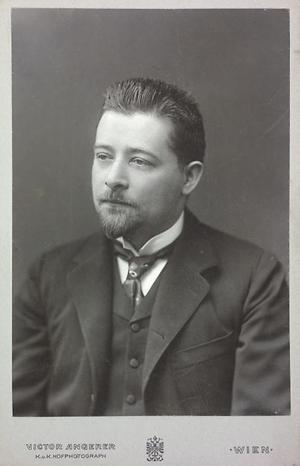 Josef Redlich (1869-1936), hier als Reichsratsabgeordneterum 1908