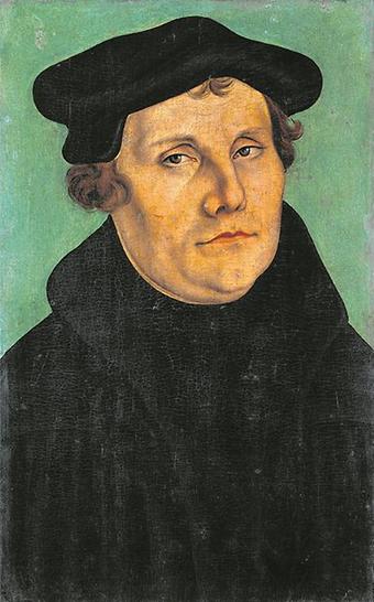 Martin Luther (1483-1546) von Lucas Cranach, d. Ä.