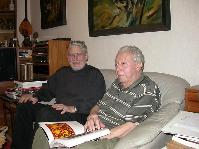 Peter Diem und Wilfried Daim (mit Klick vergrößern!) © P. Diem