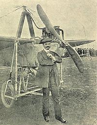 Pilot Karl Illner vor dem Start